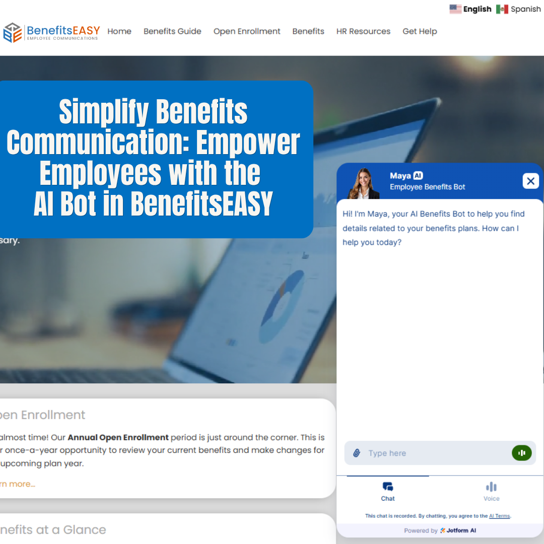 BenefitsEASY AI Benefits Bot for employee benefits communication
